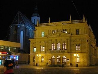 Ночная Опава.