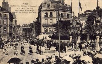 Франция, Труа, фото 1908 года.