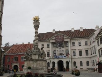 На улицах города Шопрон, Венгрия.