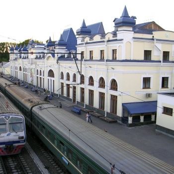 Железнодорожный вокзал Томска.