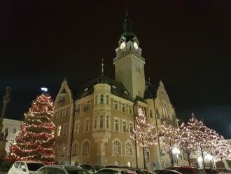 Шумперк в рождественском убранстве.