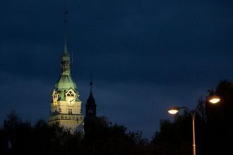 Ночной Шумперк. Фото.