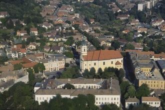 Город Сексард с высоты.