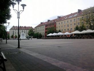 Площадь города Тыхы.