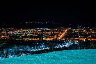 Ночной Южно-Сахалинск