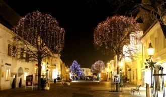 Айзенштадт ночью.