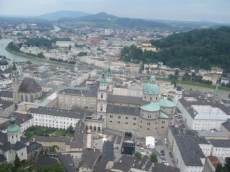 Айзенштадт с высоты птичьего полета.