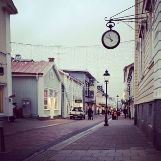 Улицы города Питео.