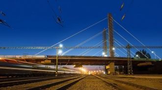 Бекешчаба ночью.