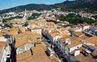 Город Порталегри с высоты птичьего полет