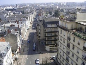 Город Шатору с высоты.