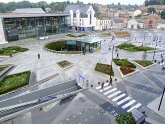 Франция. Дрё. Фото сверху.