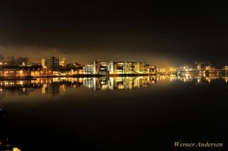 Ночной Порсгрунн.