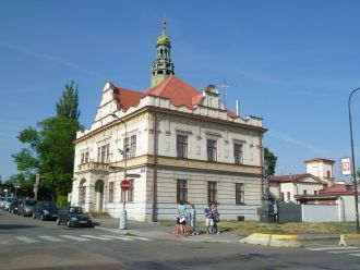 Жители на улицах города Рокицани.