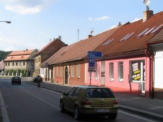 Улицы города Рокицани.