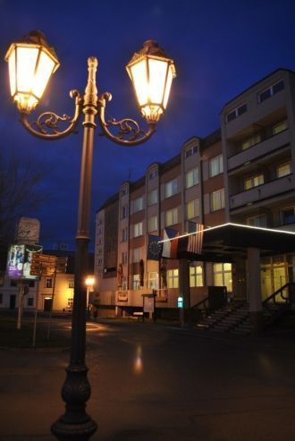 Рокицани. Чехия. Фото ночью.