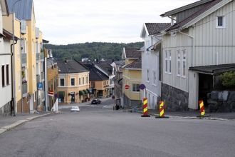 Улицы Ларвика. Норвегия.