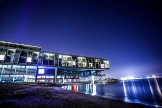 Ночные красоты Ларвика.