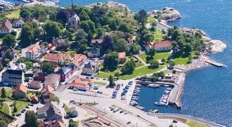 Вид на город&nbsp;Ларвик.