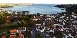 Пейзажи города Ларвик.