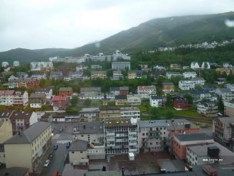 Нарвик - вид с воздуха.