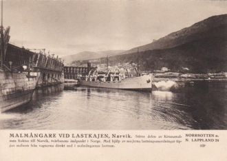 Нарвик. Норвегия. Ретро фото.