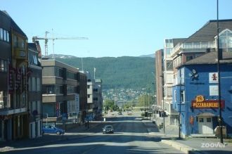 Улицы  города Нарвик. Норвегия.