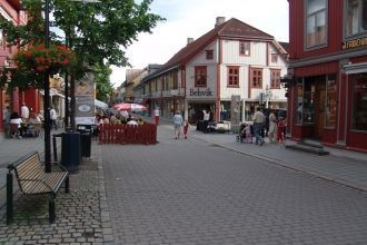 Главная среди немногих улиц Лиллехаммера