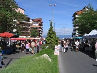 На улицах города&nbsp;Тонон-ле-Бен.