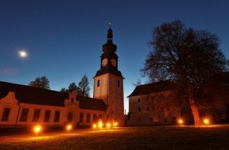 Ждяр-над-Сазавоу ночью.&nbsp;