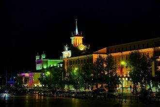 Ночная жизнь Улан-Удэ.