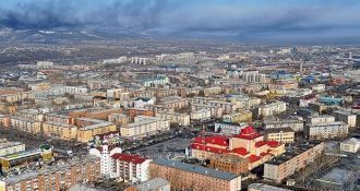 Улан-Удэ вид с высоты.