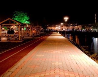 Прогулка по ночным улицам города Токат.