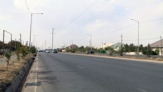 Улица города Шымкент.