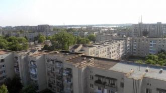 Червоноград с высоты.