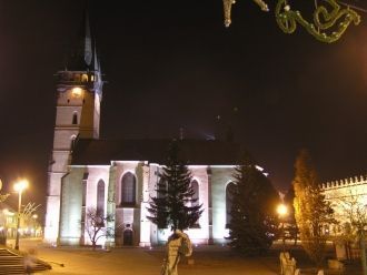 Фотография ночью. Прешов, Словакия.