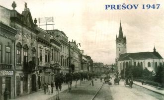История города, Прешов, 1947г.