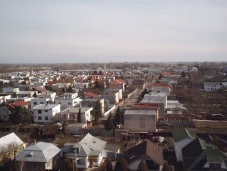 Михаловце с высоты птичьего полета.