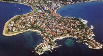 Город Гебзе с высоты.