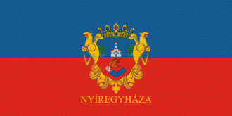 Флаг города Ньиредьхаза.