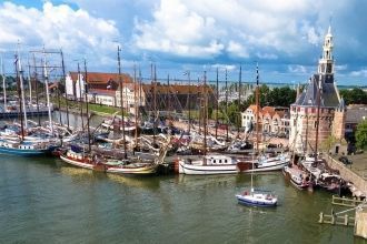 Вид с высоты на Хорн.