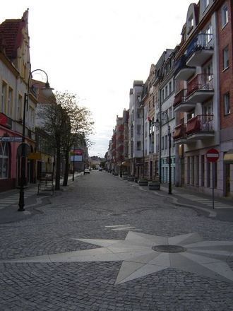 Улицы города Свиноуйсьце.