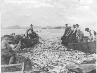 Местные жители города Акранес, 1928 год.