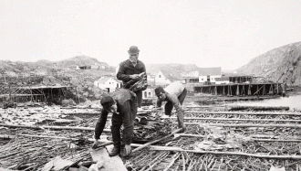 Город Акранес в прошлом.