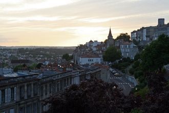 Ангулем на закате.