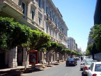 На улице города Триполис.