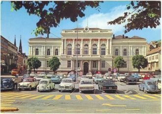 Шиен. Здание муниципалитета.Старое фото.