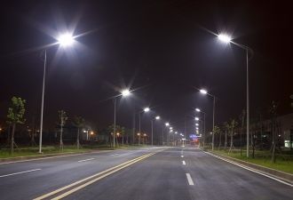 Ночные улицы города Кэлэраши.