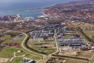 Панорама города Калуннборг.