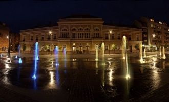 Сольнок ночью.